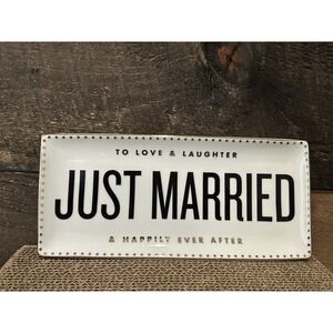 Rosanna Just Married White Tray Trinket Jewelry Tray